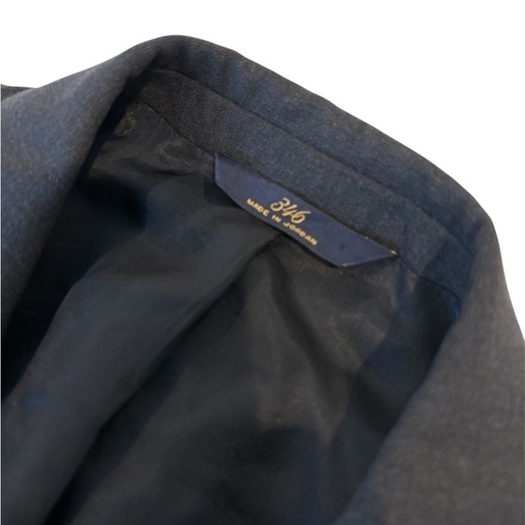 Brooks Brothers 346 Stretch Men’s 37R Gray Suit Jacket Sport Coat Blazer Modern - Picture 3 of 9